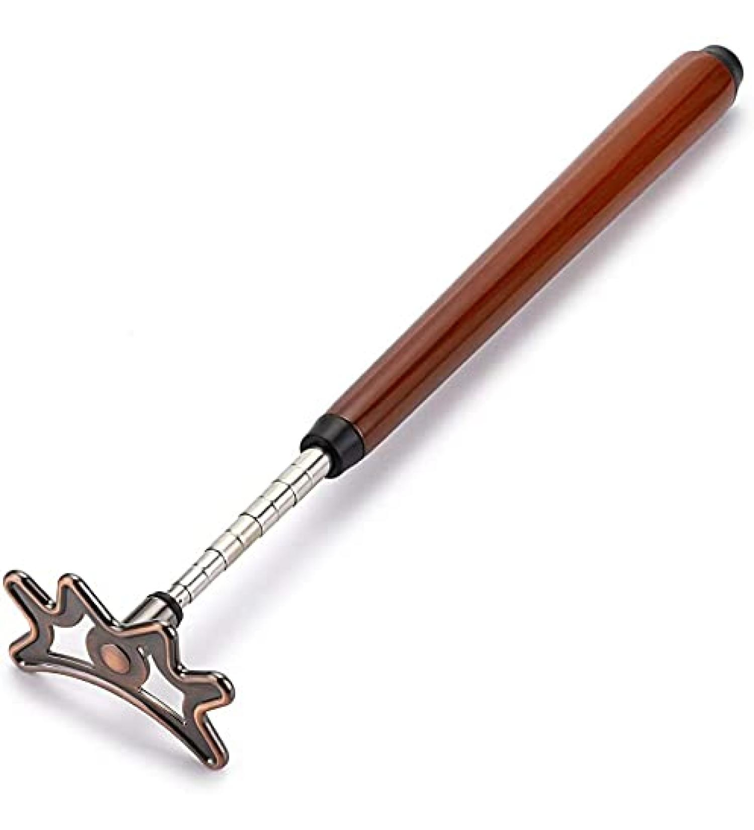TGA Sports Brown Retractable Billiards Pool Bridge Stick with Removable Plastic Head - Buy Online on SooperMarket.com