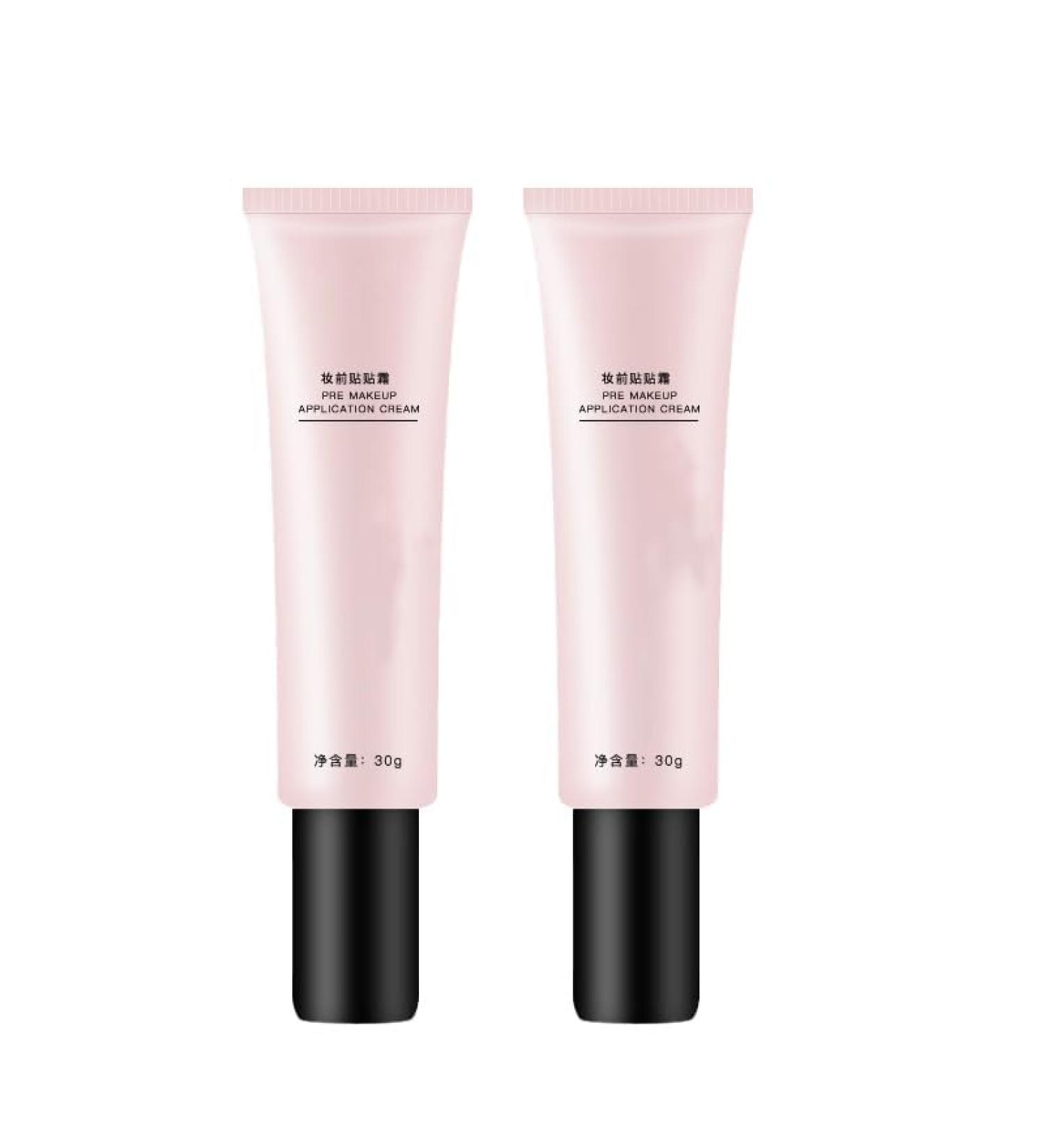 Makeup primer makeup primer invisible pore concealer long-lasting moisturizing makeup primer brightening makeup primer concealer lotion suitable for all skin types 2pcs - Buy Online on SooperMarket.com