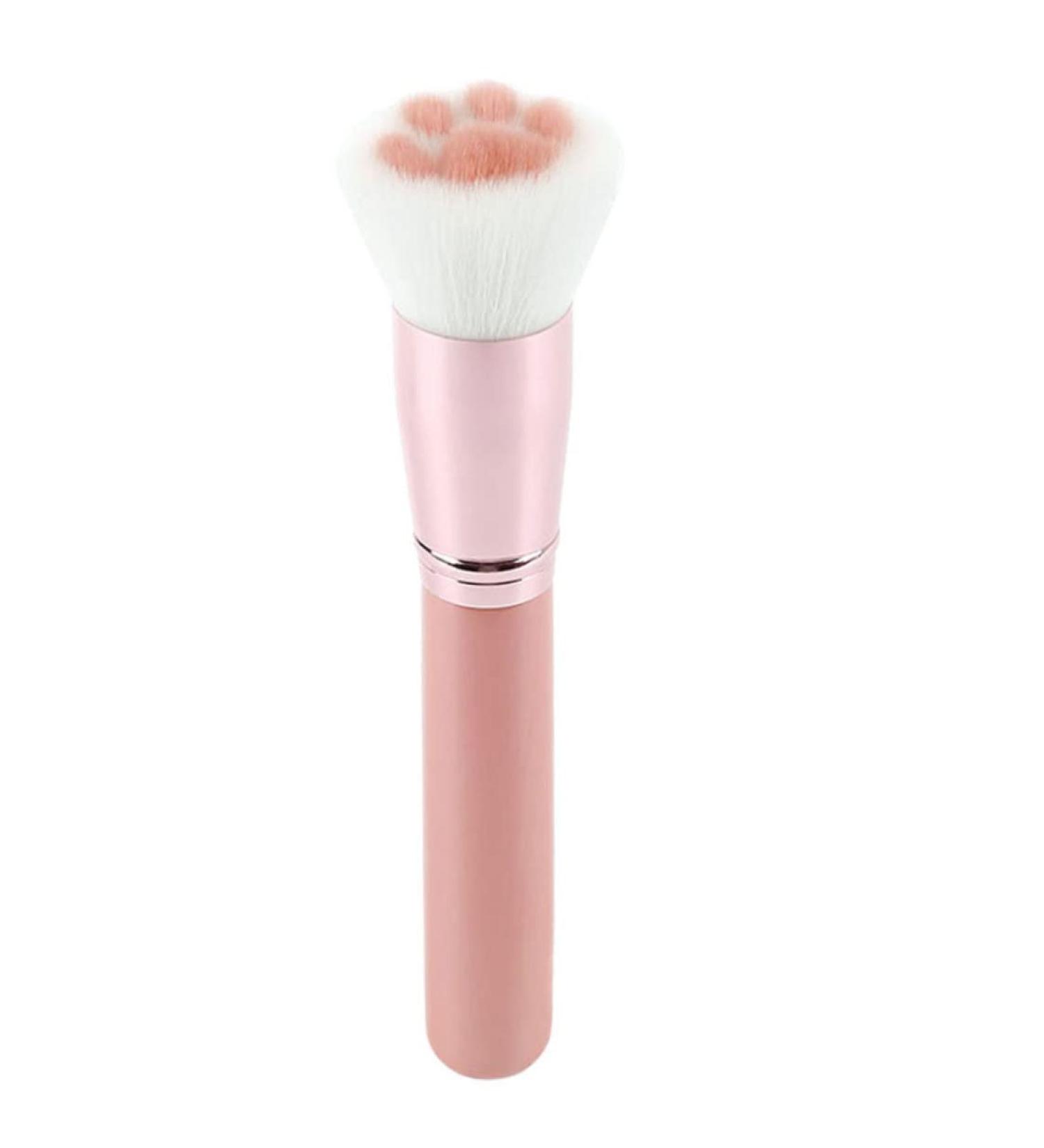 Buy 1PC Cat Paw Makeup Brush - Professional Pink Cosmetic Tool for Powder & Blush | International Shipping Available - Buy Online on SooperMarket.com