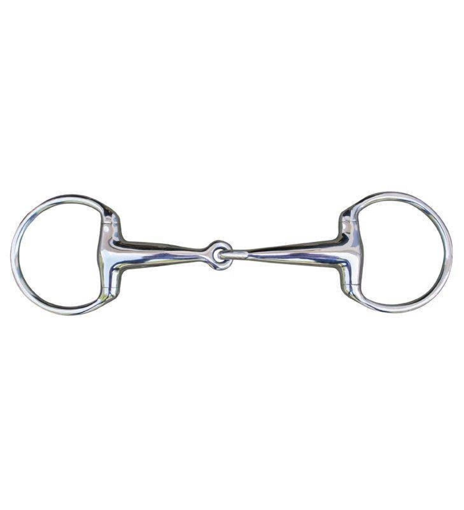 HKM Eggbutt Bit 16 mm made of solid stainless steel65/145 width Stainless steel 65 mm / 145 width