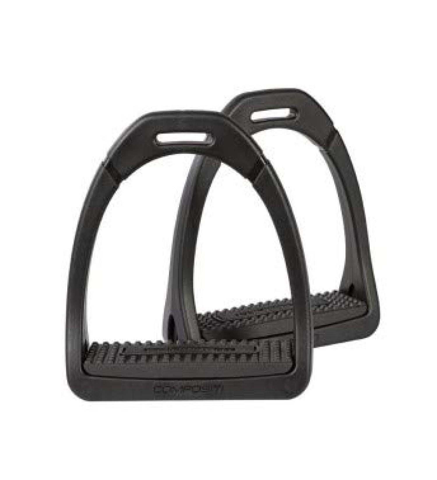 PFIFF plastic stirrups black Full