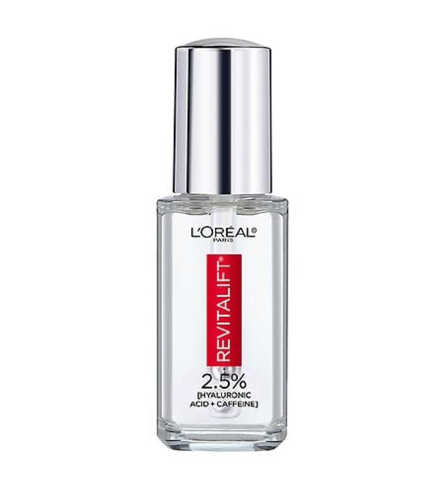 L'Oreal Paris Revitalift Derm Intensives Hyaluronic Acid + Caffeine Hydrating Eye Serum, 0.67 Fl. Oz.