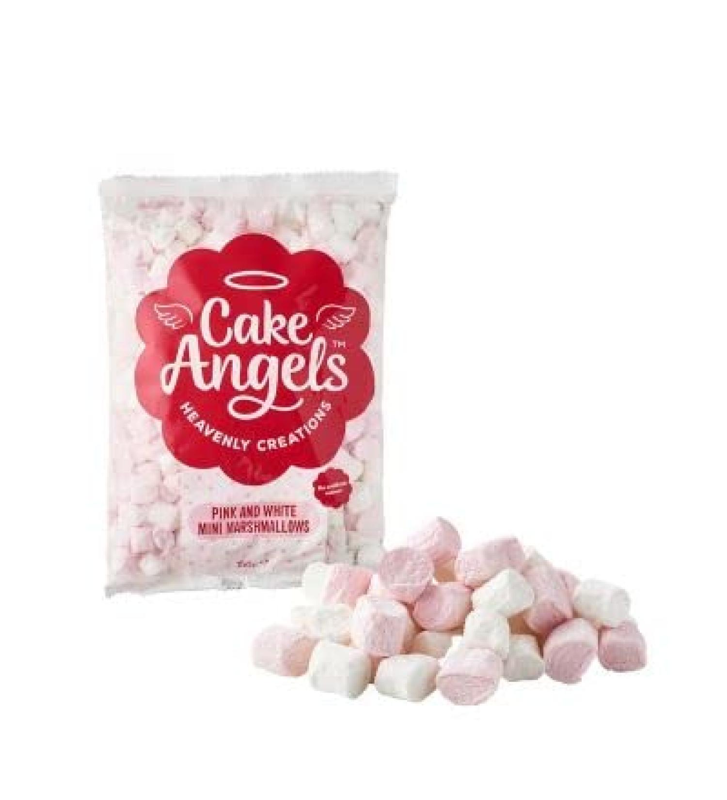 Cake Angel Pink and White Mini Decorating Marshmallows 150g - Buy Online on SooperMarket.com