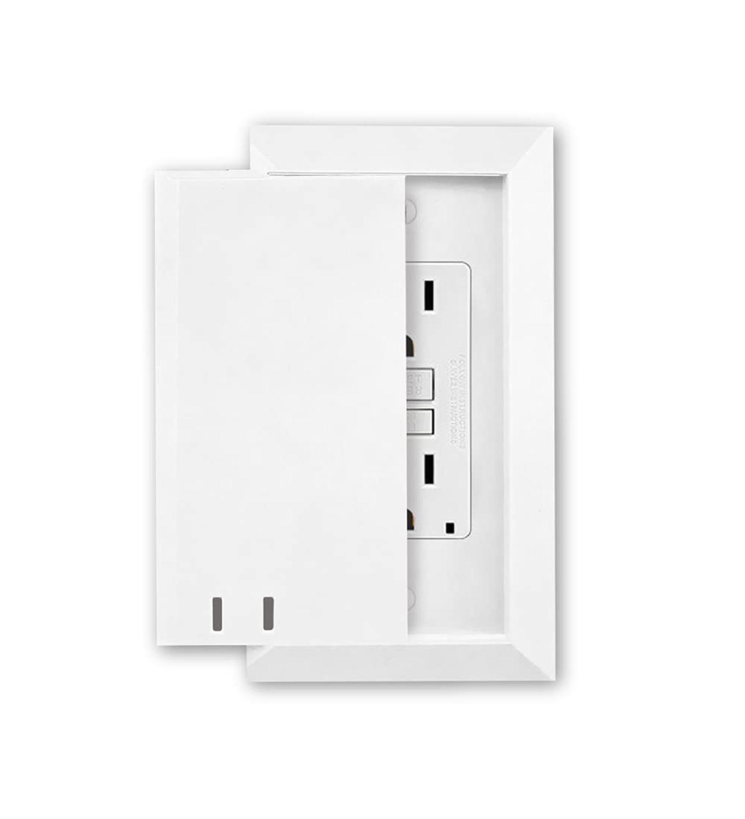 Child Resistant Outlet Cover (2-Pack) | Decora GFCI Wall Plate | Sliding Door with Lock | Safe & Stylish | Made in USA - Buy Online on SooperMarket.com