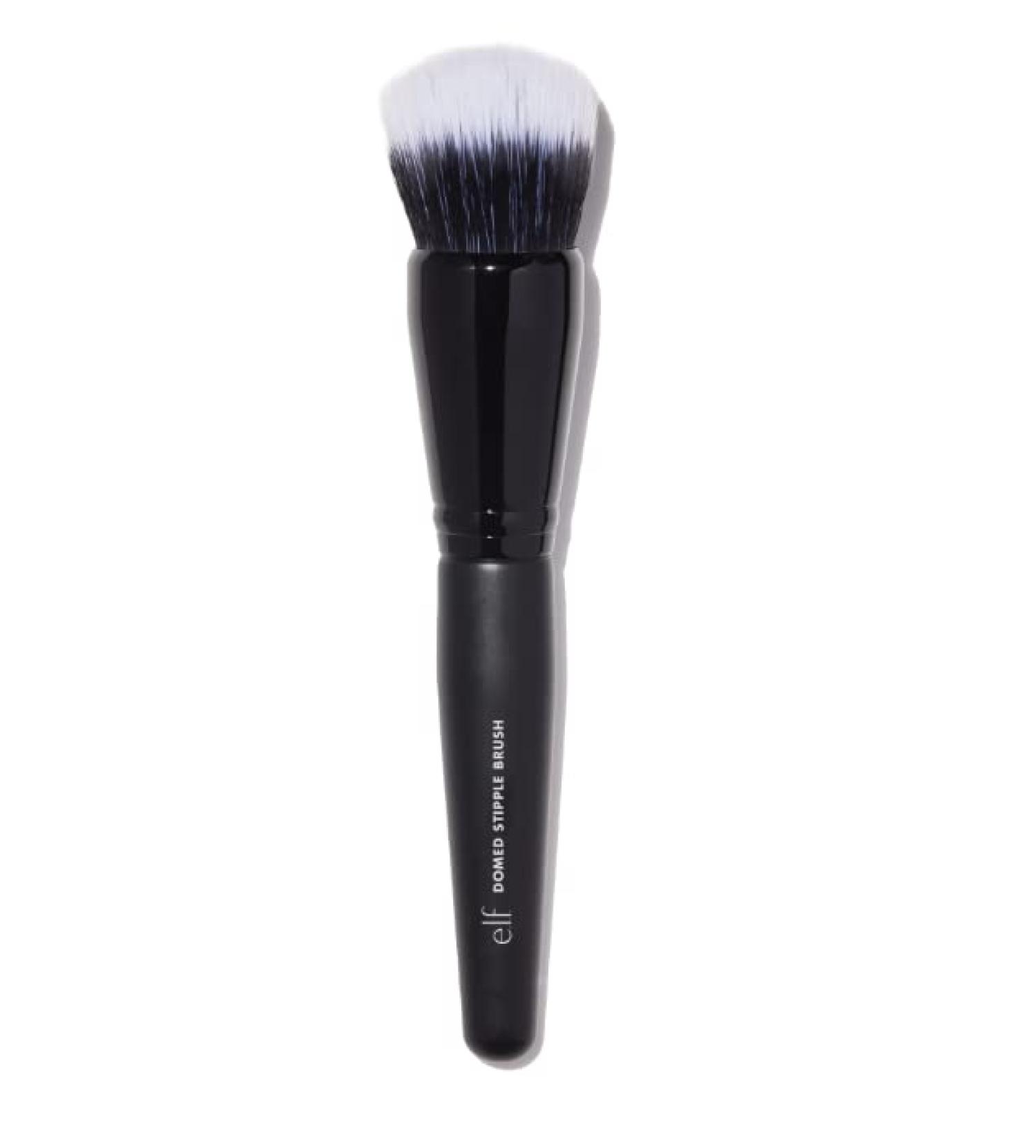 e.l.f. Domed Stipple Brush, Makeup Brush For Blending Product Into Skin, Creates A Soft Focus Effect, Made With Synthetic Bristles
