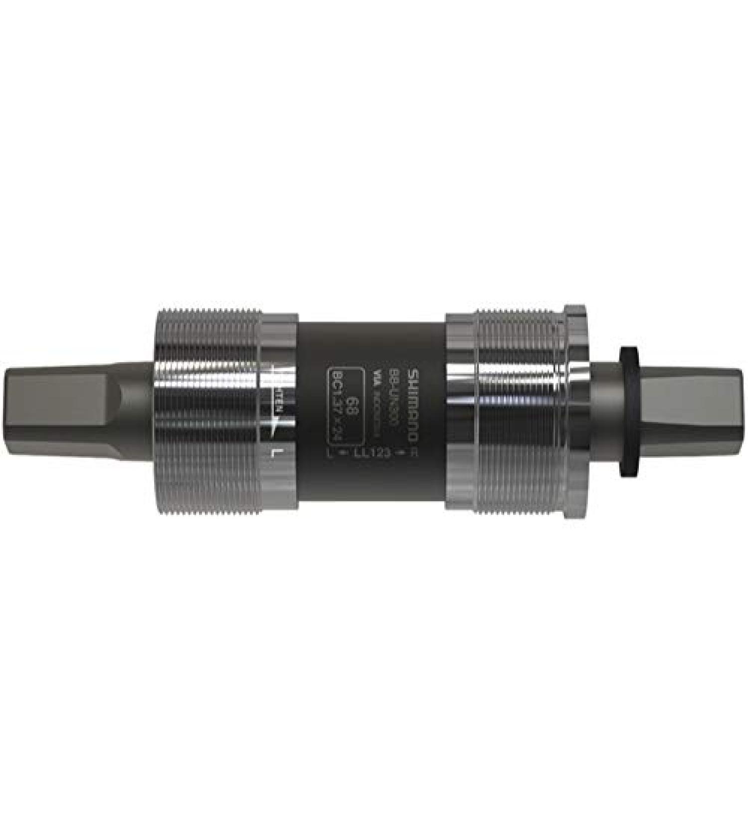 SHIMANO BB-UN300 Bottom Bracket - English, 68 x 122.5mm Spindle, Square Taper JIS, 50mm Chainline