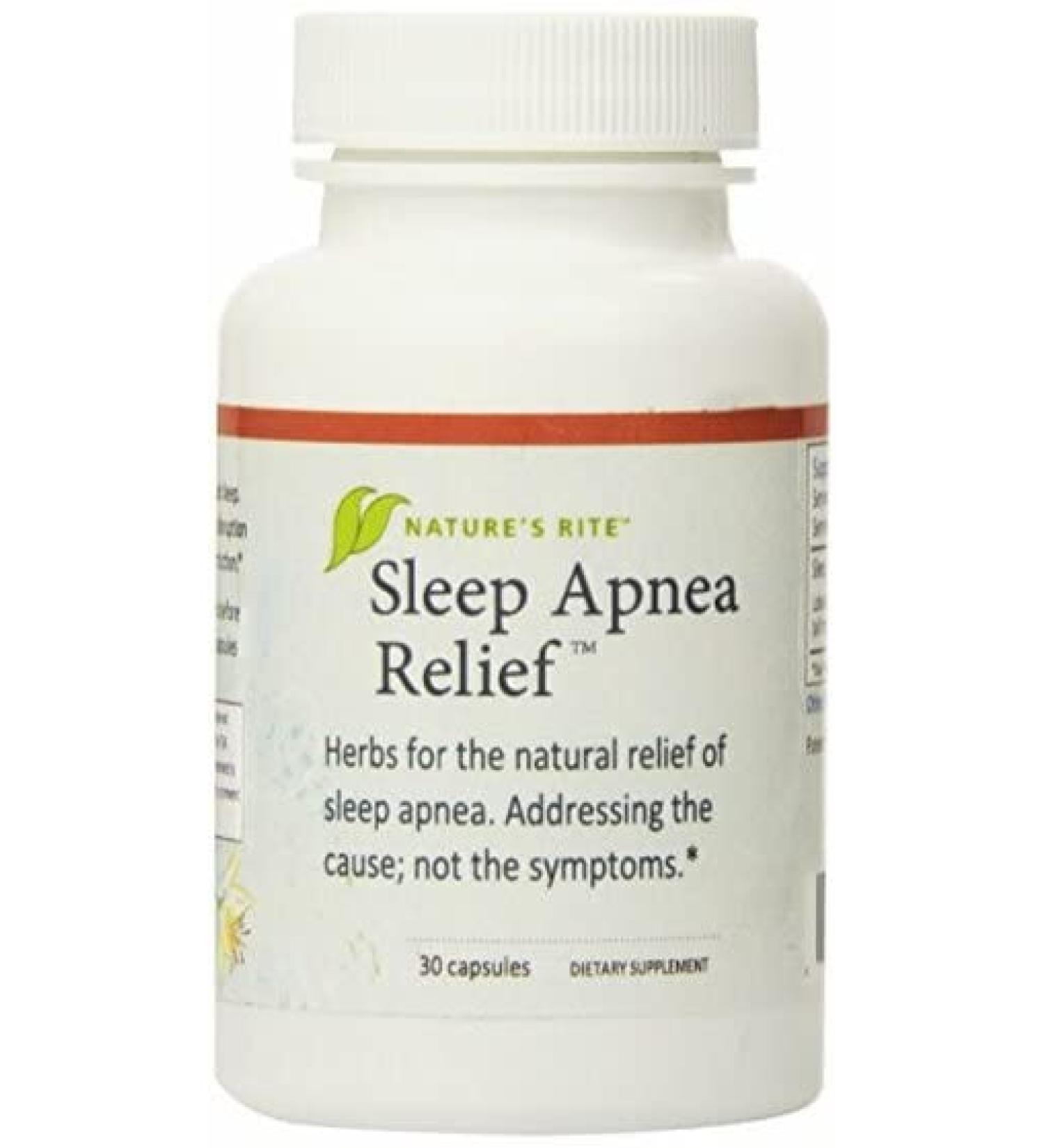 pizety Natures Rite Sleep Relief Bottle Sleep Apnea Relief - 30 Count Nature's Rite