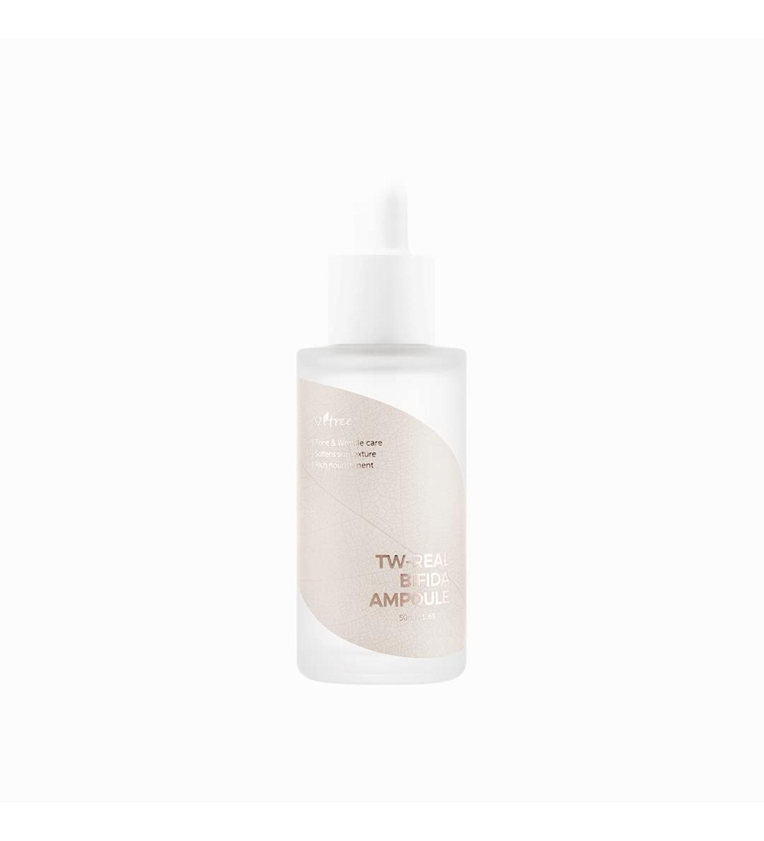 Isntree TW-Real BIFIDA Face Collagen Ampoule 1.69 fl. oz. for Aging and Dry Skin - Hydrating Serum for Fine Lines and Dull Spots - Buy Online on SooperMarket.com