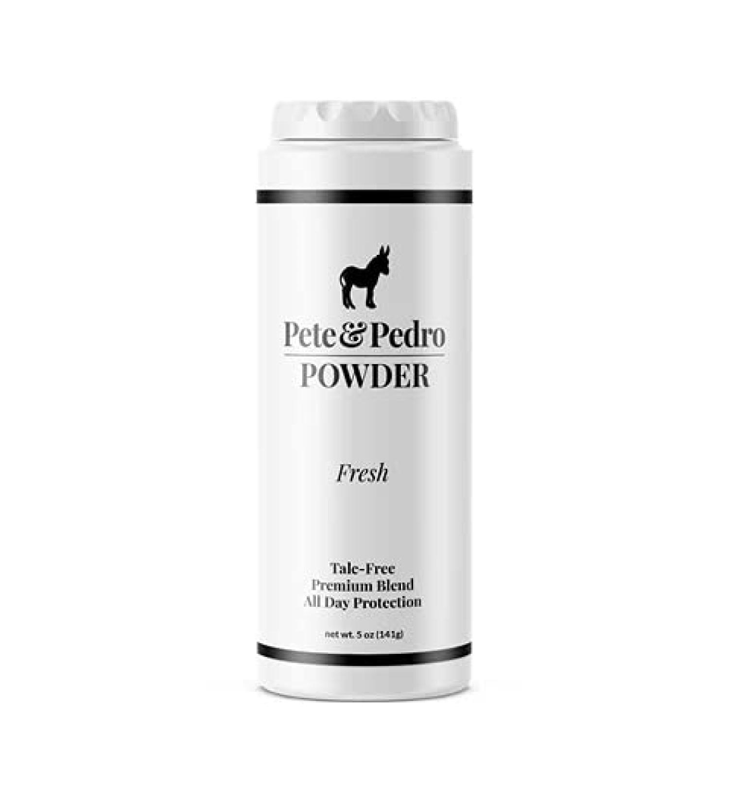 Pete & Pedro Body & Balls Powder 5 oz - Talc-Free Fresh Scent Ball Powder for Men - Buy Online on SooperMarket.com