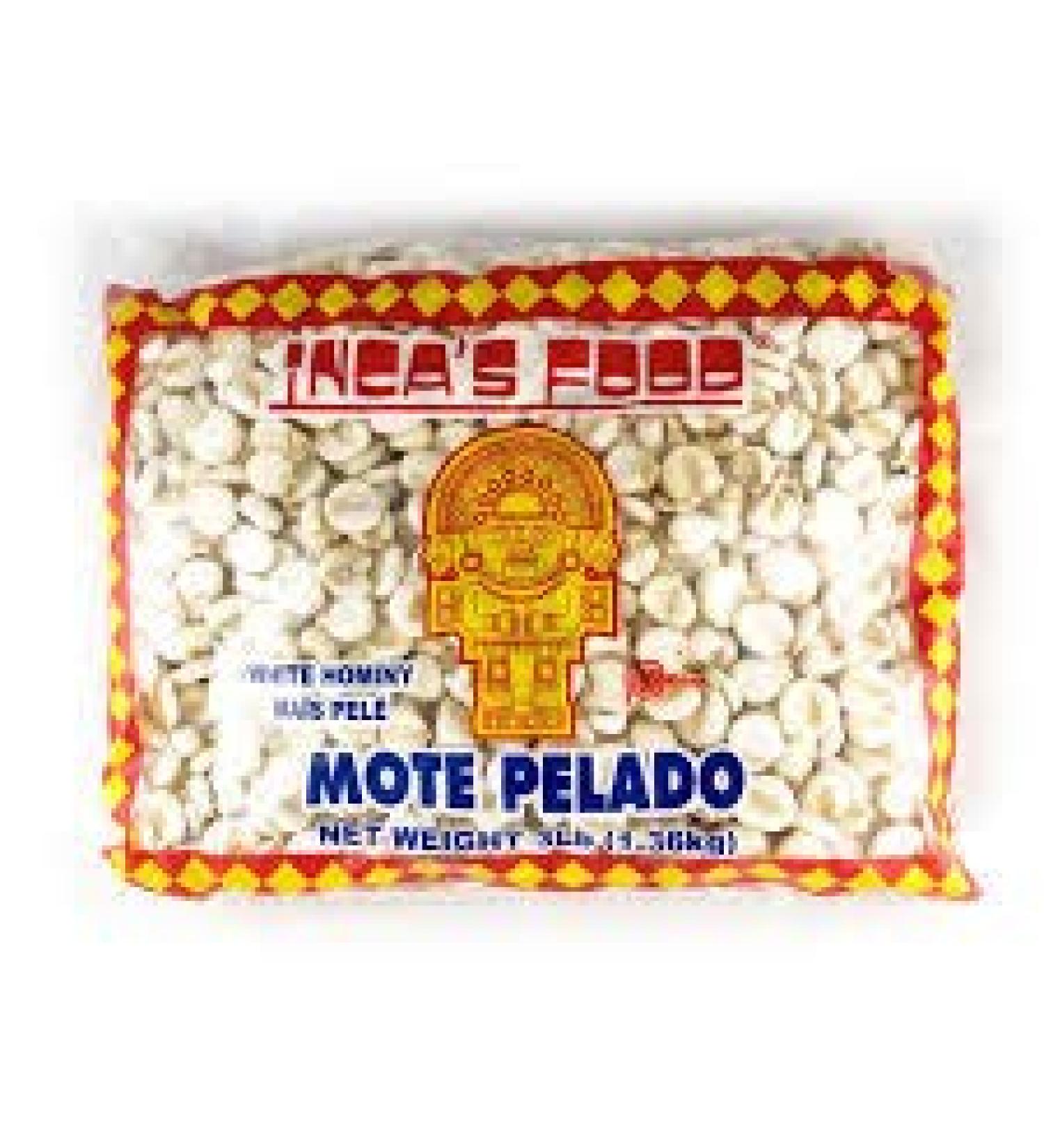 Inca's Food Mote Pelado - White Hominy 15oz (3-pack)