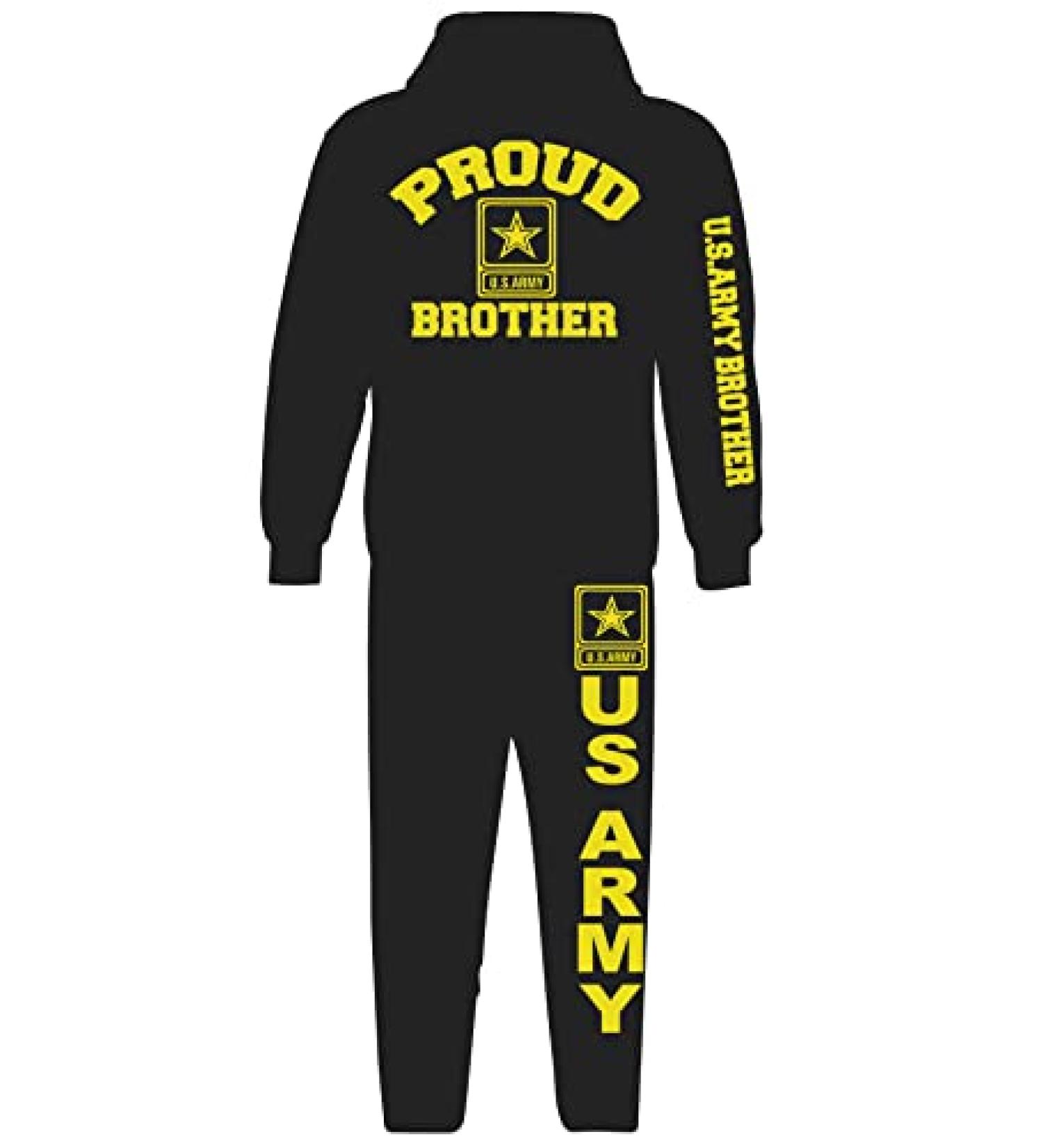 US Army Brother Hoodie Sweatshirt Set - Patriotic Military Outfit - Buy Online on SooperMarket.com