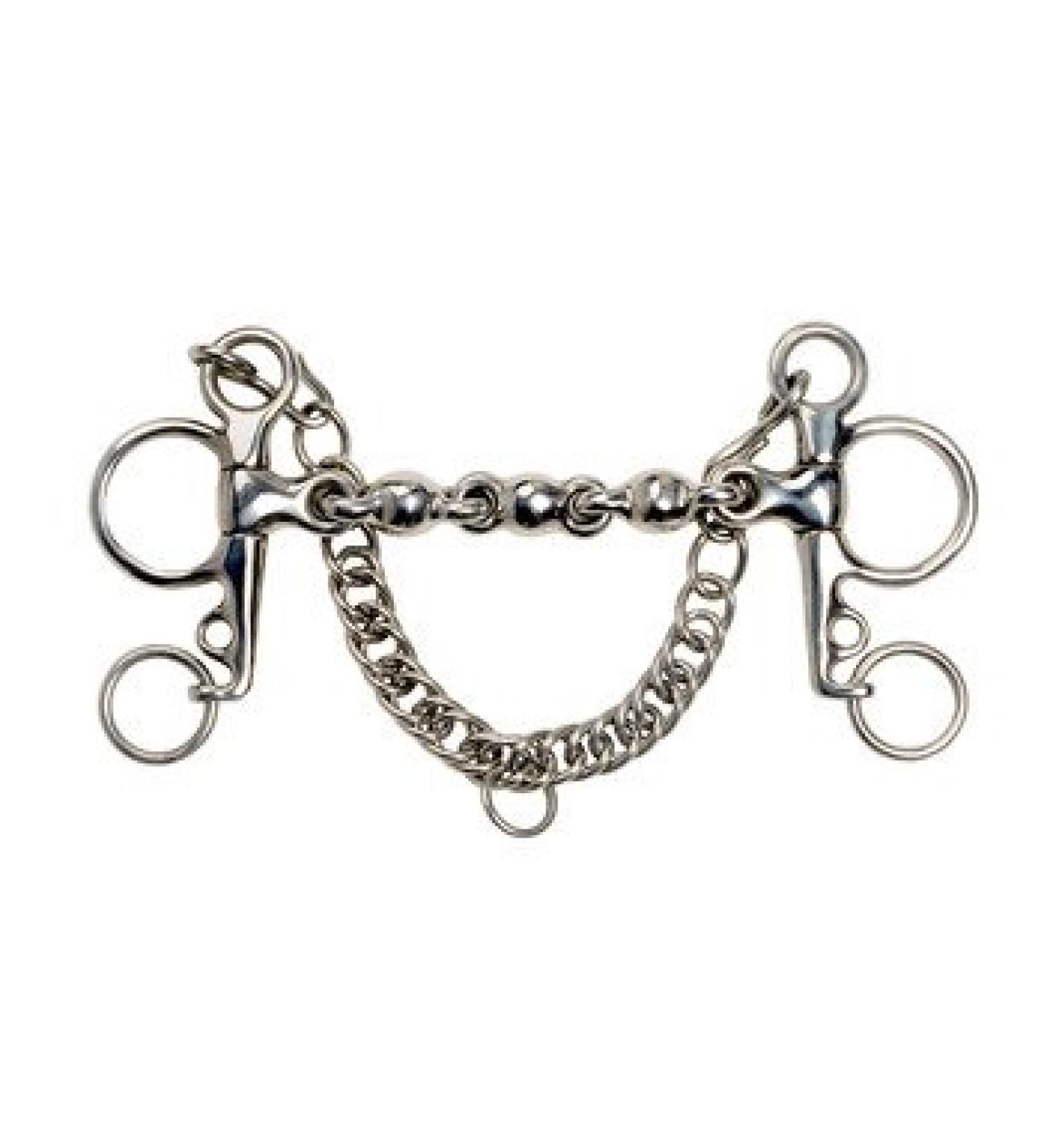 Shires Short Shank Waterford Pelham Bit 5.5