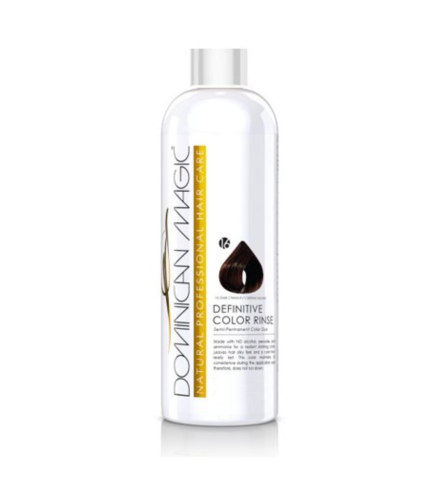 DOMINICAN MAGIC DEFINITIVE COLOR RINSE 16oz (SOFT BLACK)