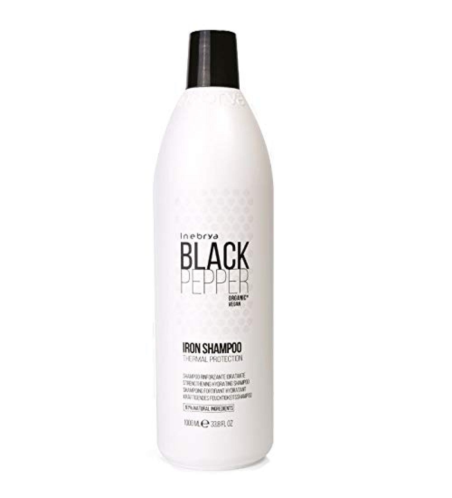Inebrya Ice Cream Black Pepper Iron Shampoo 1000ml/ 33.8oz