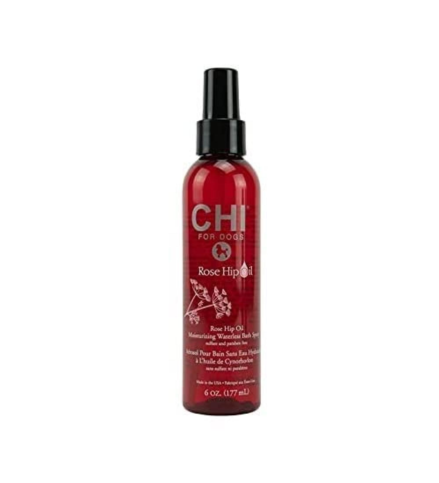 CHI for Dogs Rose Hip Oil Moisturizing Waterless Bath Spray