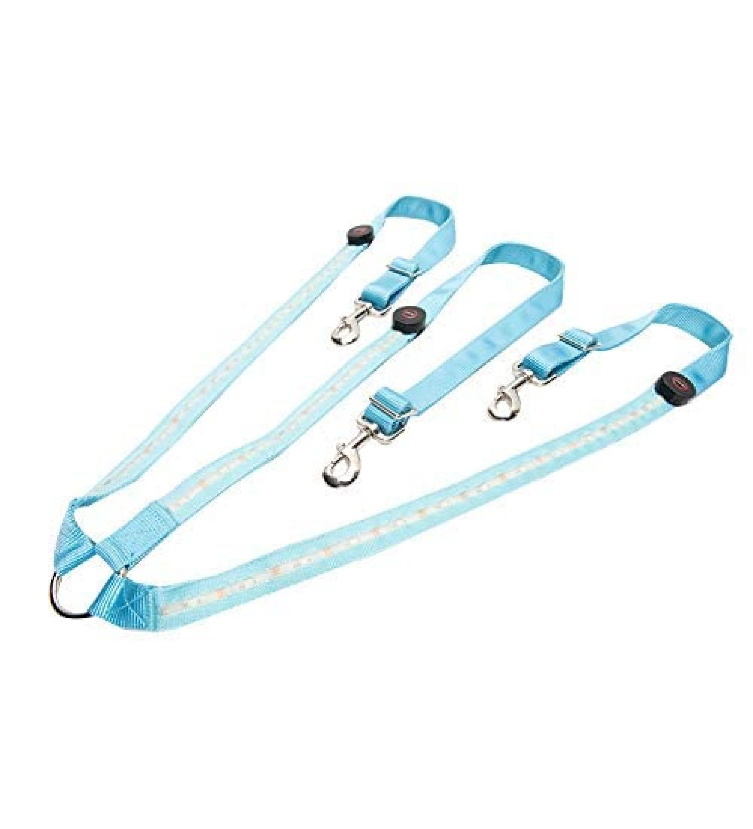 LED Horse Breastplate Collar-Best High Visibility for Horseback Riding-Adjustable-Sturdy and Comfortable Equestrian Safety Gear-for Night Horse Riding (Blue) - Buy Online on SooperMarket.com