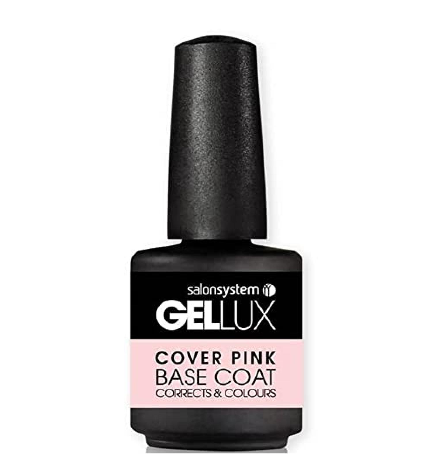 Salon System Gellux Cover Pink Base Coat 15ml