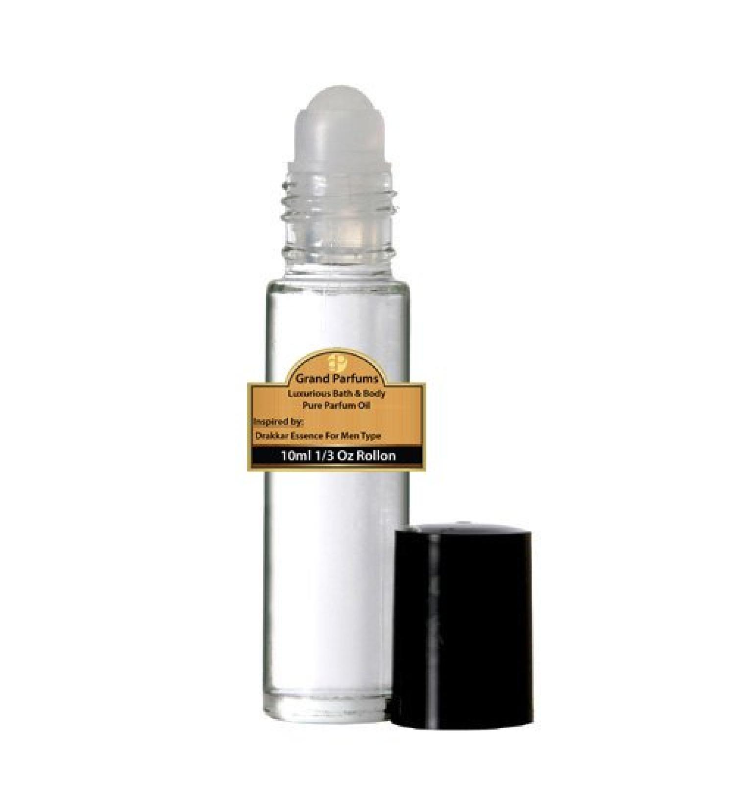 Pure Parfum Oil Concentrated Version of Drakkar Essence for Men Type Parfum Uncut Long Lasting in 10ml Roll on Bottle