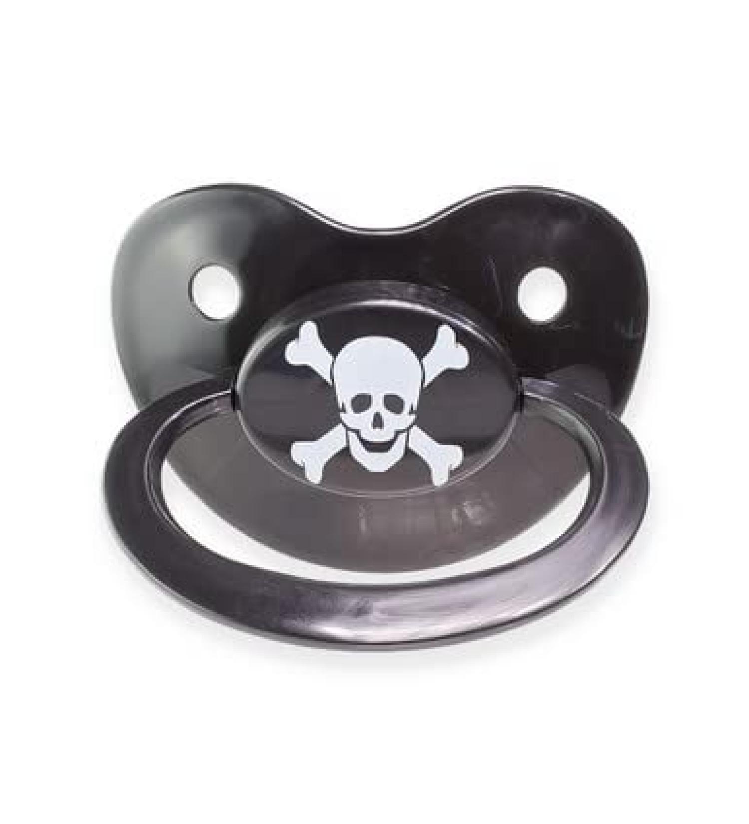 Rearz - Fixx - Functional JUMBO Adult XXL Silicone Pacifier - Size 10 (Black Rebel)