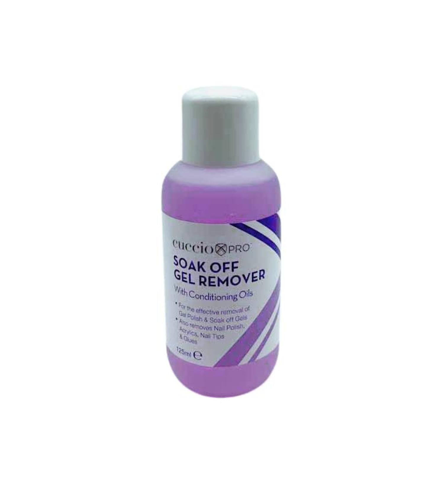 Cuccio Soak Off Gel Remover with Conditioning Oils 125ml Purple
