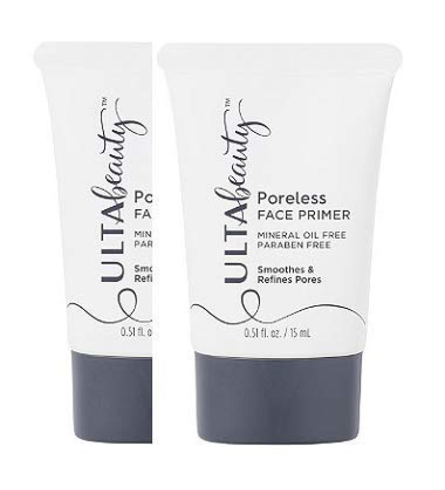 Ulta Beauty Travel Size Poreless Face Primer Size 0.5 oz. (2 Pack)