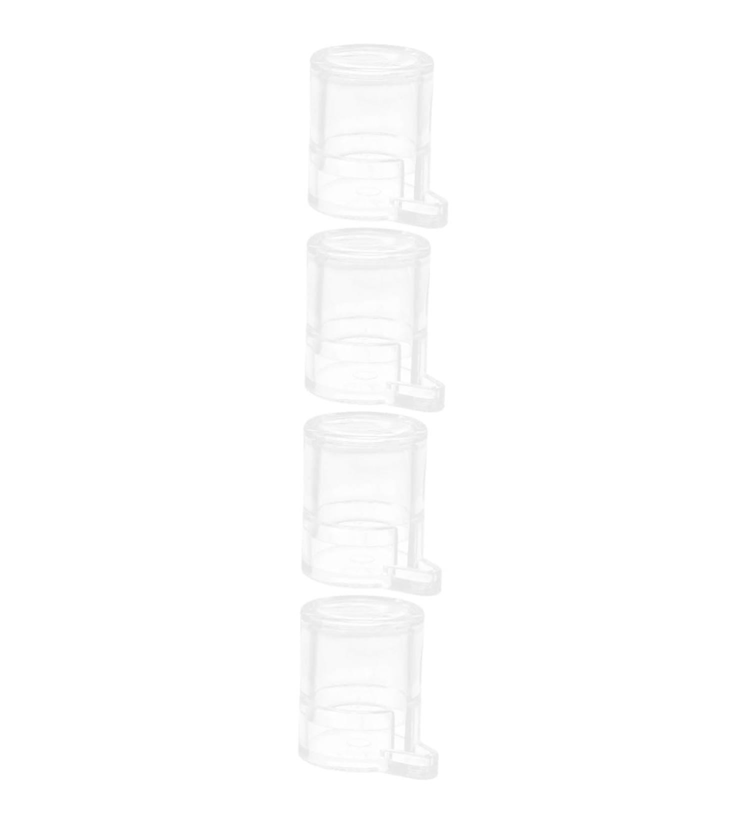 Minkissy 4pcs Pet Water Feeder Ant Farm Castle - Acrylic Ant Habitat & Drinking Tool Accessories 2.8x2.5cm - Buy Online on SooperMarket.com