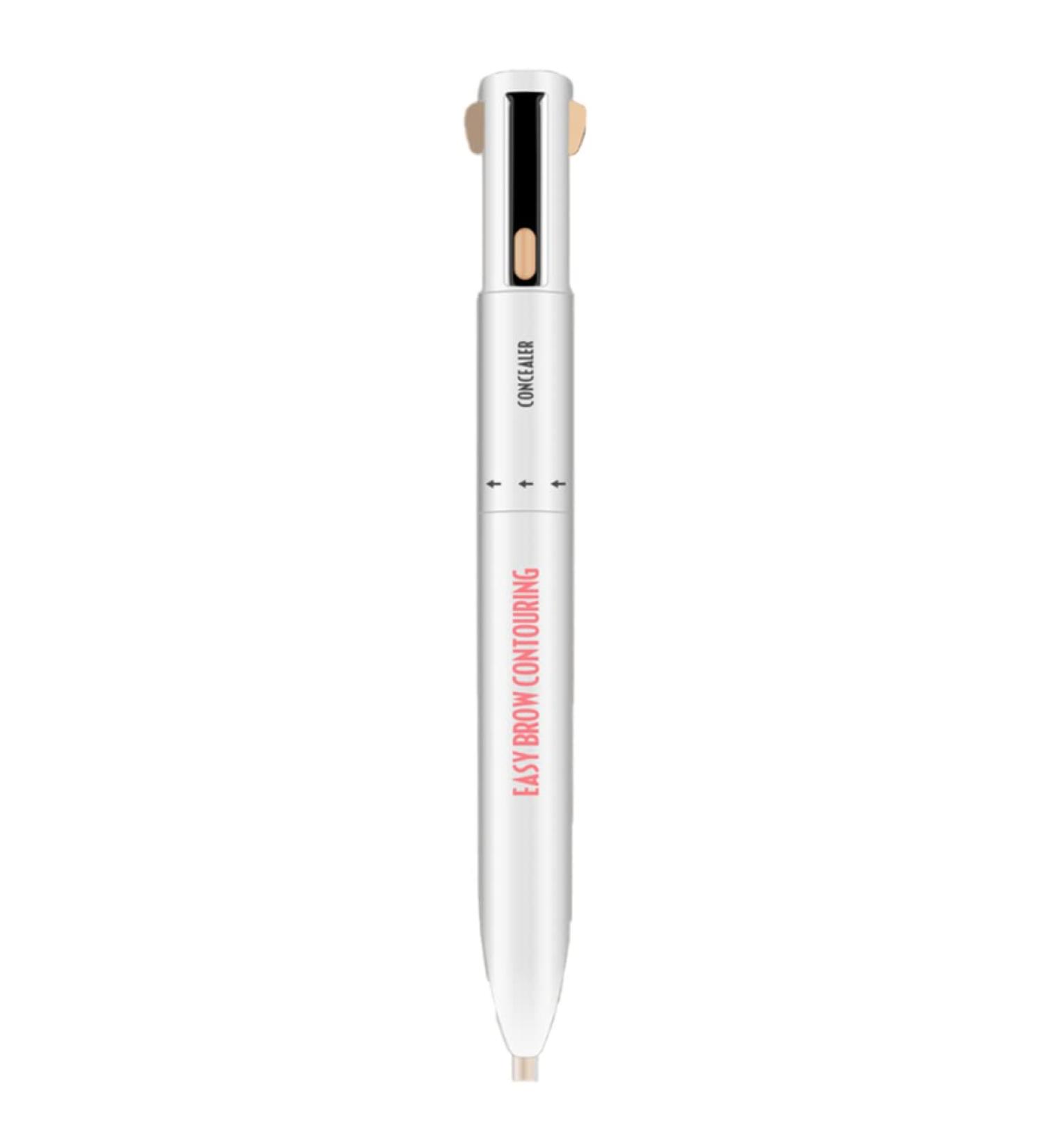 Eyebrow Contour Pen 4 in 1 Long Lasting Rotate Defining Highlighting Brow Pencil Medium Eyebrow Colours Make-up - Buy Online on SooperMarket.com