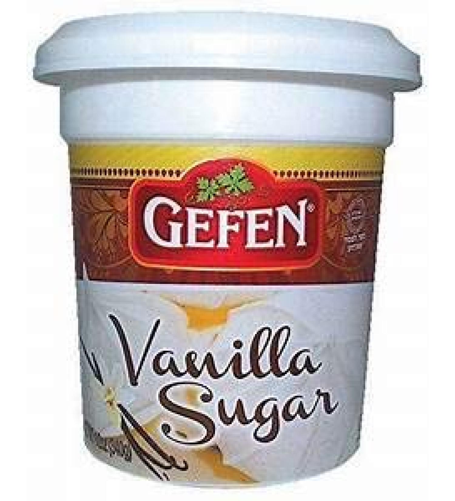 Gefen Vanilla Sugar 340g with Measuring Scoop - Premium Quality for Baking and Cooking - Buy Online on SooperMarket.com