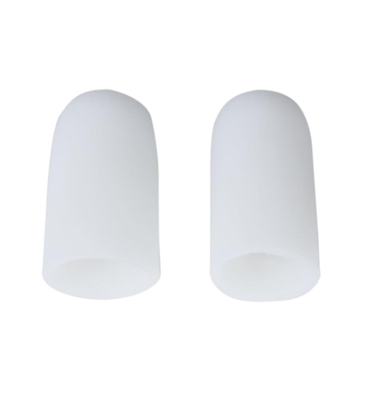 White Gel Toe Protectors - Pair of Eversion Shoe Caps for Blisters & Foot Protection - Buy Online on SooperMarket.com