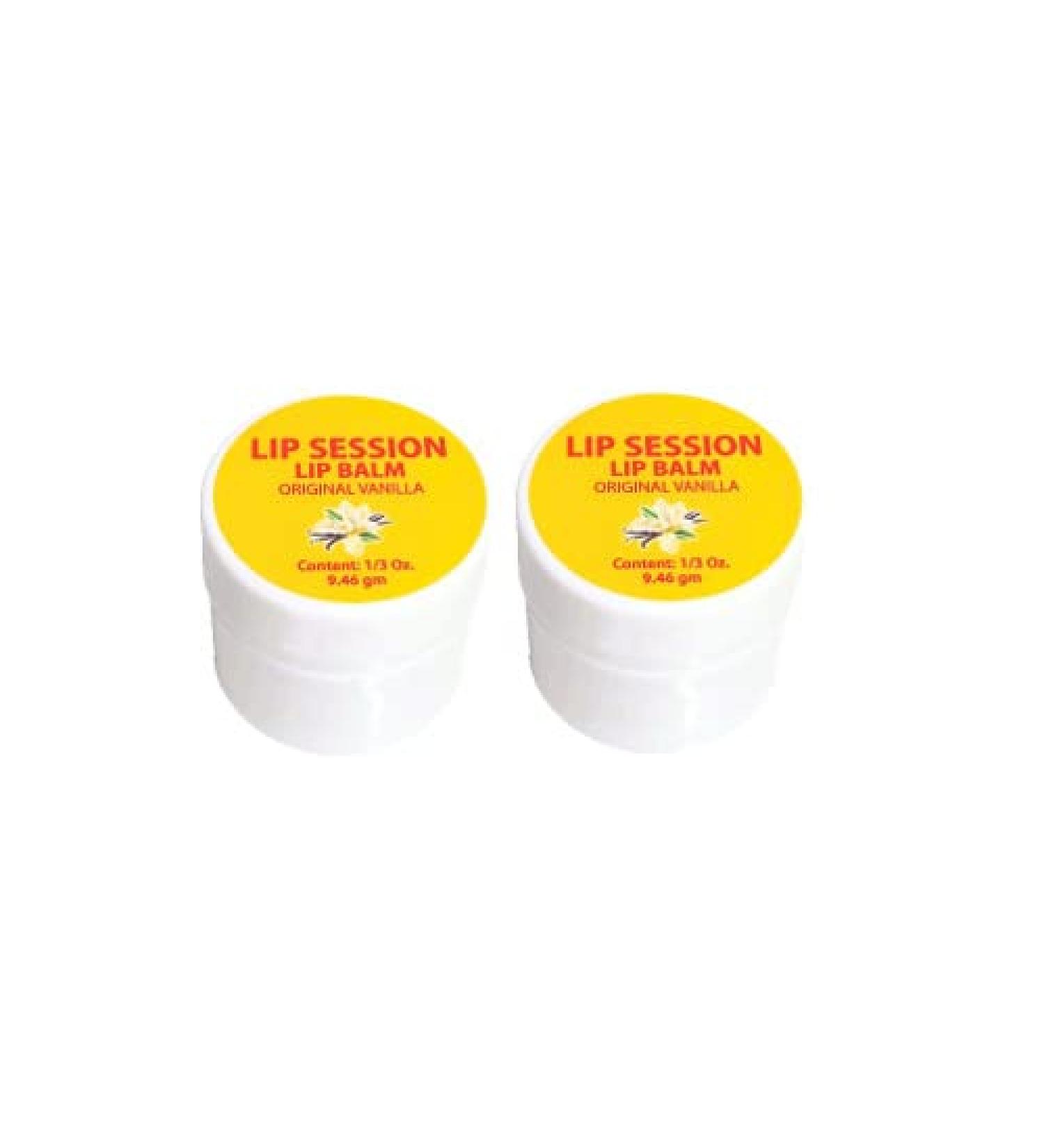 Lip Session Lip Balm - Vanilla Flavor for Cold Sores, Dry & Chapped Lips (2 Pack) - Buy Online on SooperMarket.com