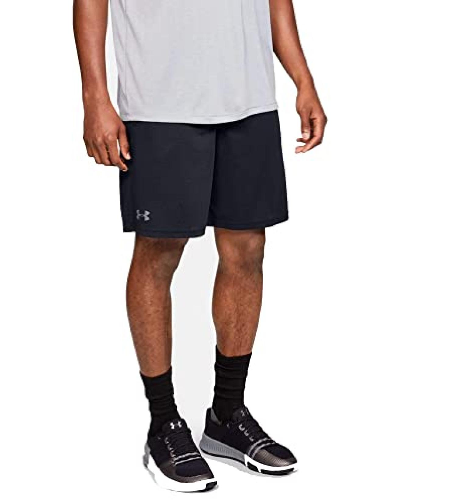 Under Armour Men's Tech Mesh Shorts Large Black/Pitch Gray-001 | Lightweight & Breathable Shorts - Buy Online on SooperMarket.com