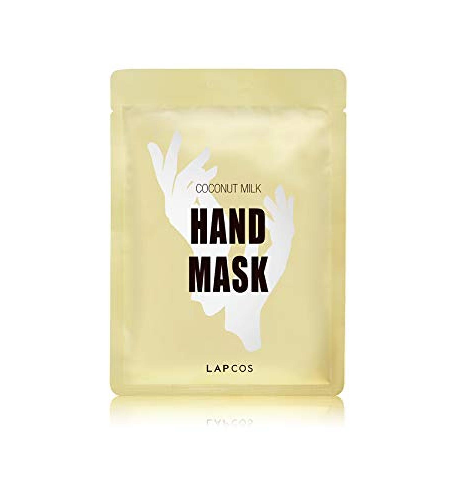 Lapcos Coconut Milk Hand Mask - Nourishing Moisture 1 Pair (0.47 fl oz) - Buy Online on SooperMarket.com