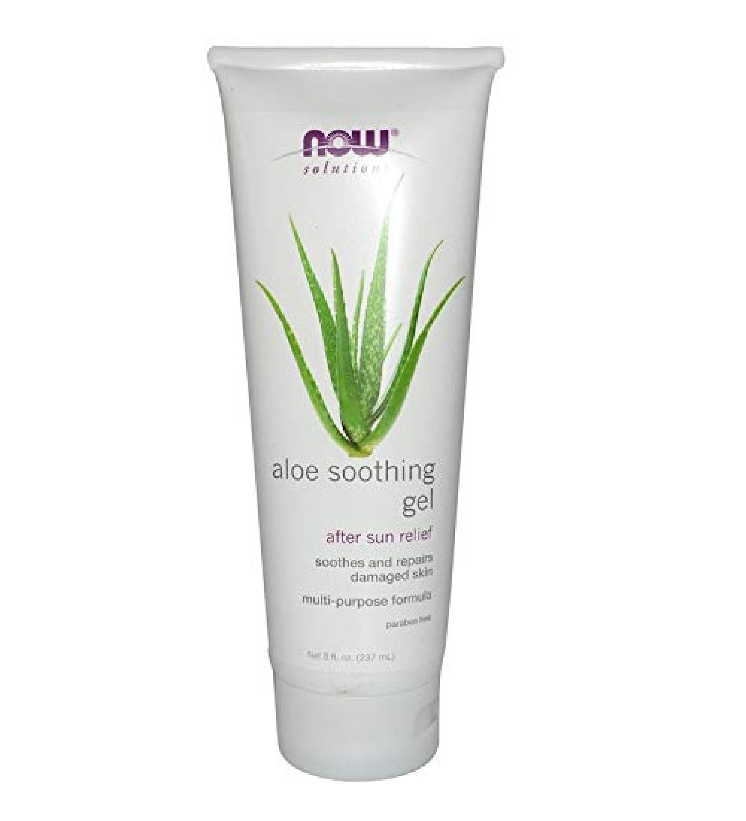Now Foods Solutions Aloe Soothing Gel 8 fl oz (237 ml)