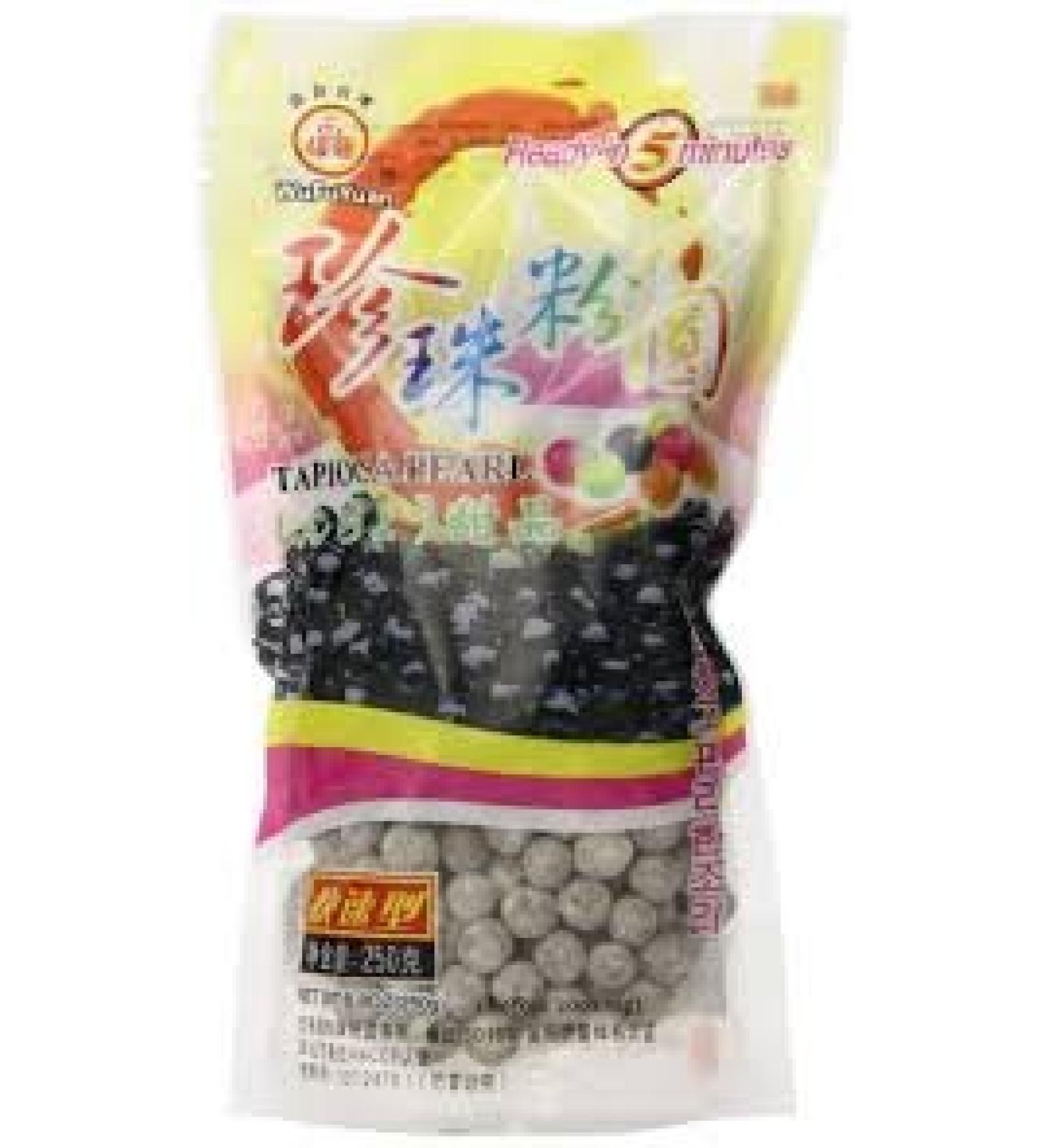 Black Tapioca Pearl Boba - 1 Pack | Bubble Tea Ingredients - Buy Online on SooperMarket.com