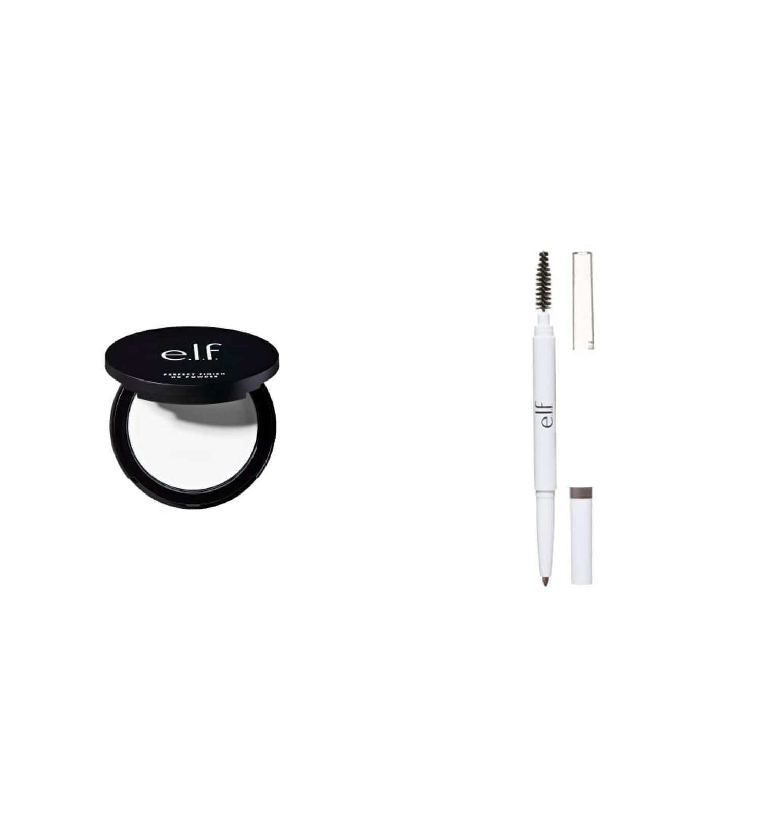 e.l.f. Perfect Finish HD Powder + Instant Lift Brow Pencil Bundle HD Powder + Pencil - Buy Online on SooperMarket.com