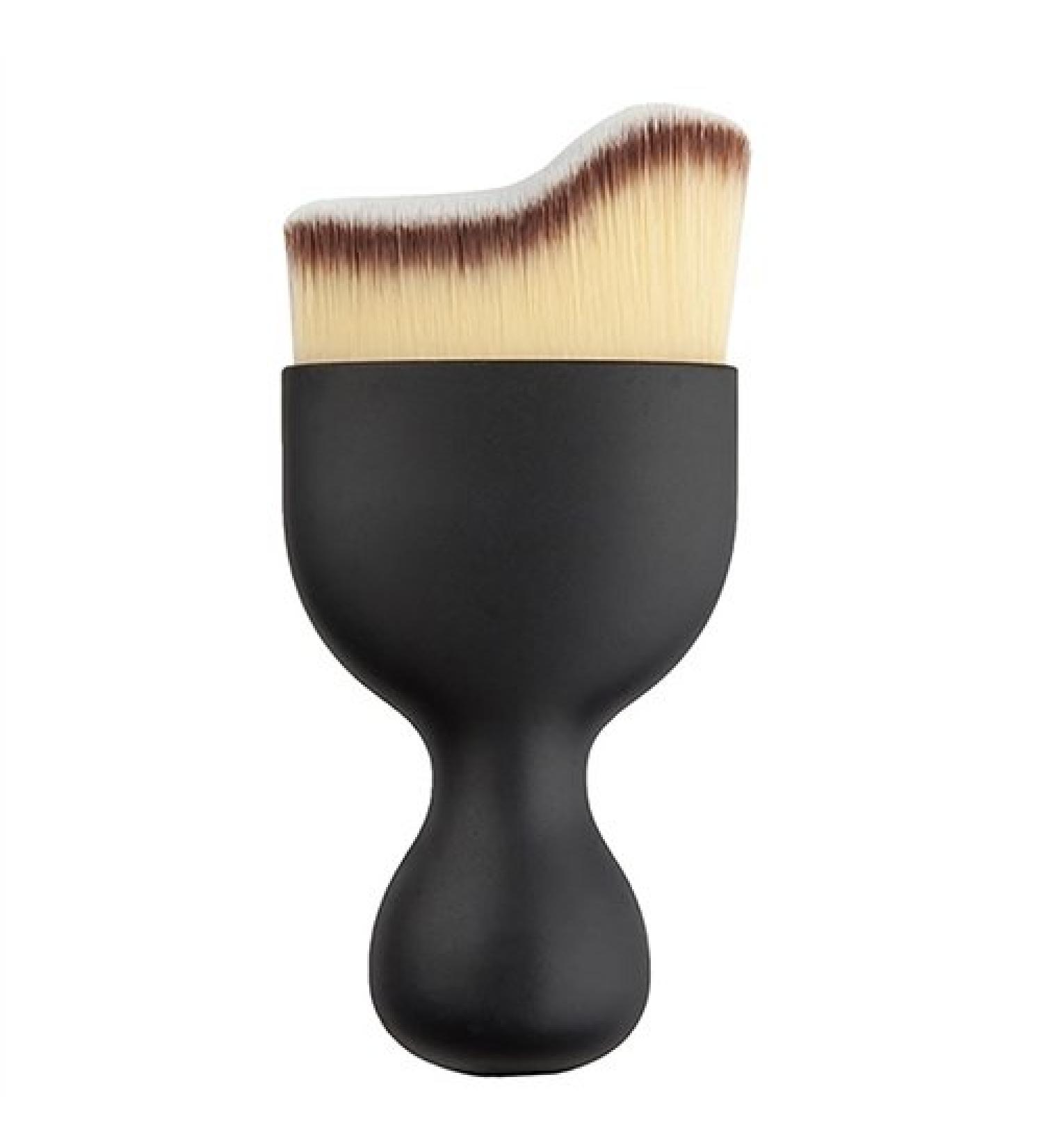 Professional Foundation Blush Contouring Makeup Brush - S Shape Beauty Tool for Flawless Application - Buy Online on SooperMarket.com