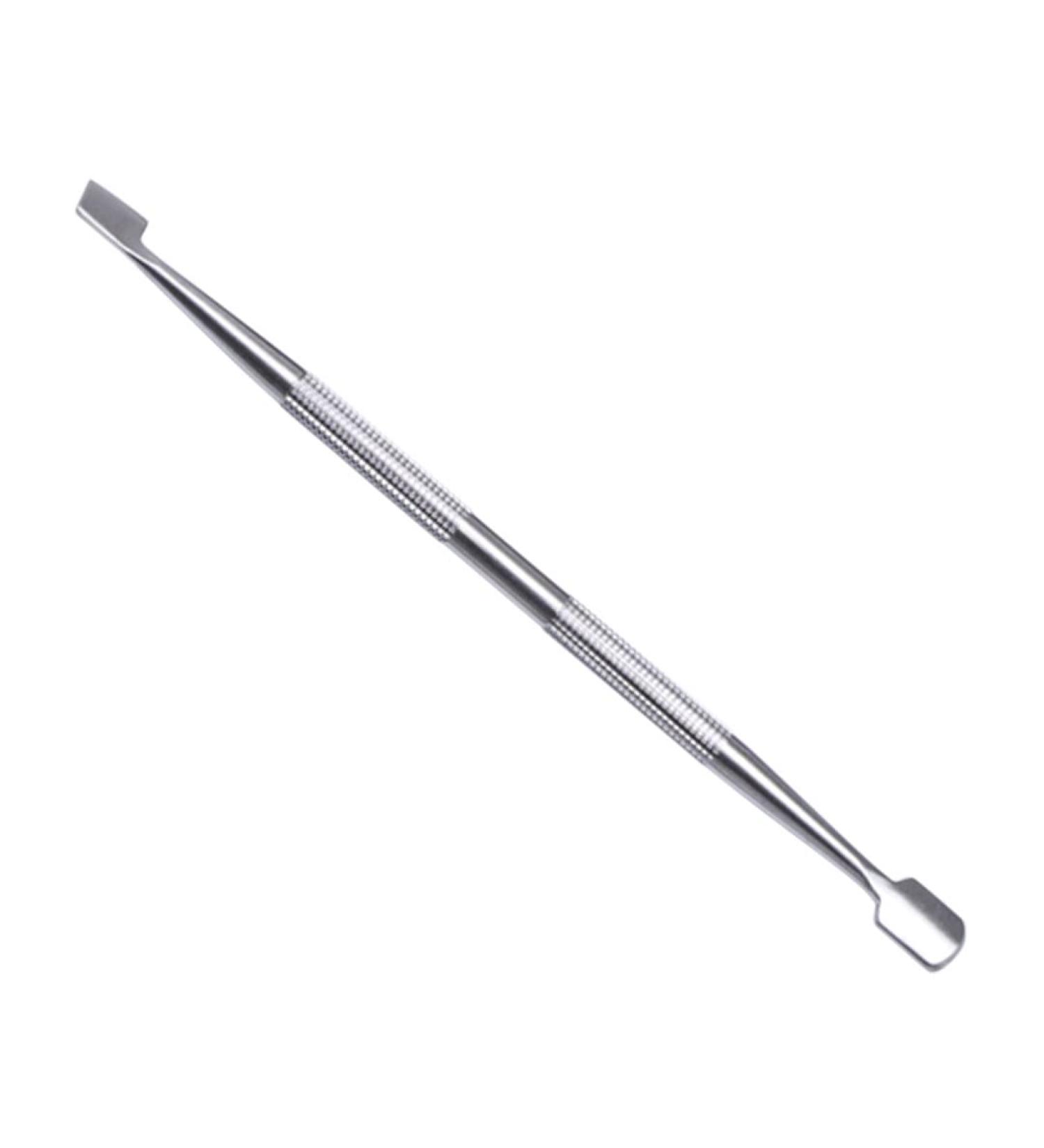 Nail Art Stainless Cuticle Pusher Cleaning Stirring Polish Spatulas Tone Rods Manicure Remover Makeup Tools 22