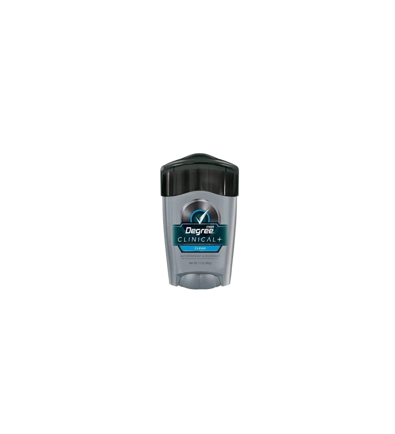 Degree Men Clean Clinical Antiperspirant Deodorant 1.7 oz (Pack of 6)