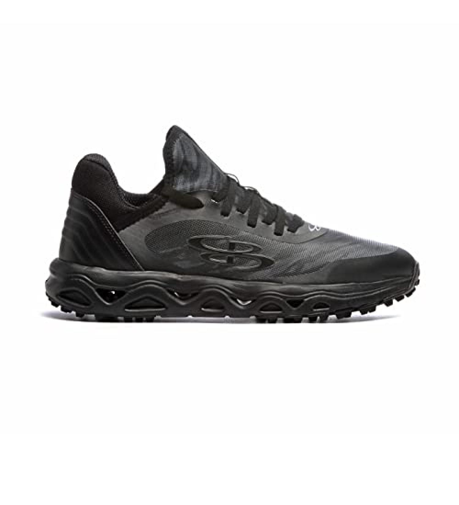 Boombah Men's Raptor AWR Tiger Scratch Turf Shoes - Black/Charcoal - Size 6 - Buy Online on SooperMarket.com