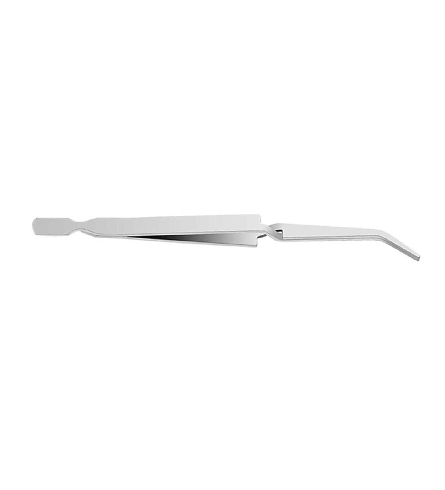 FOMIYES 1pc Tweezers Nail Art Clip Nail Pincher Manicure Tool 17*0.9cm Silver - Buy Online on SooperMarket.com