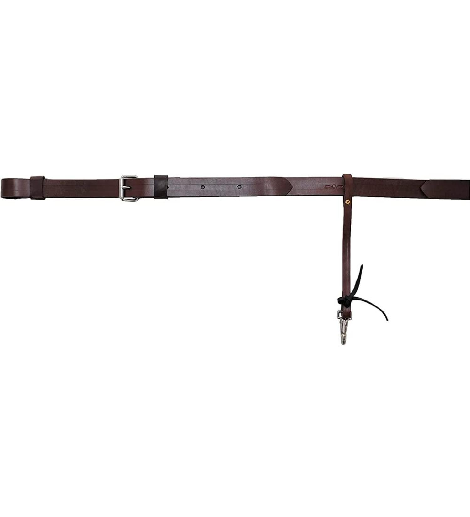 Circle Y Single Ply Plain Flank Cinch w/Billets Walnut