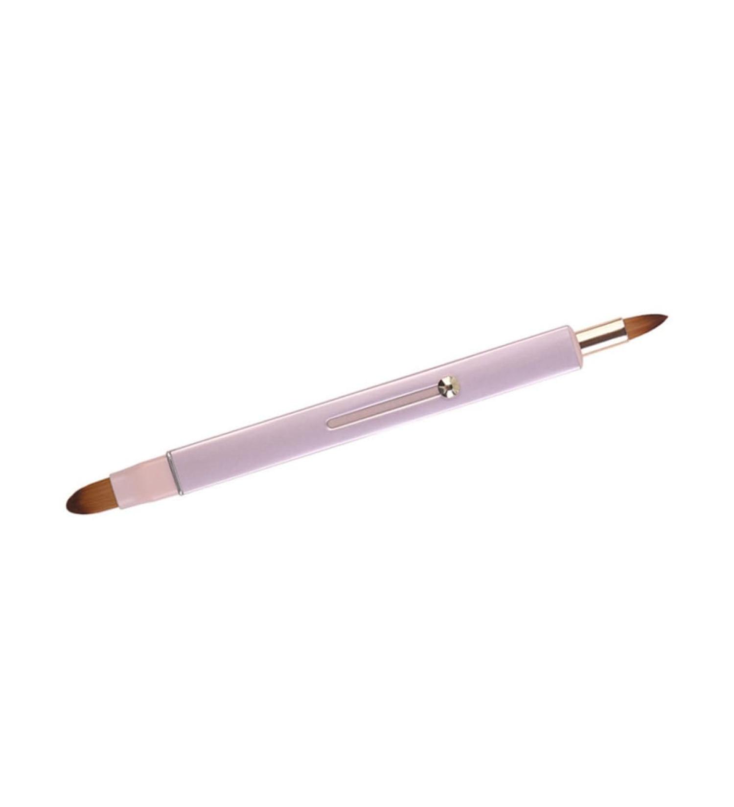 Buy Housoutil Dual-Purpose Lip & Concealer Brush - Mini Telescopic Makeup Brush for Lipsticks & Gloss - Pink Cosmetic Tool - Buy Online on SooperMarket.com