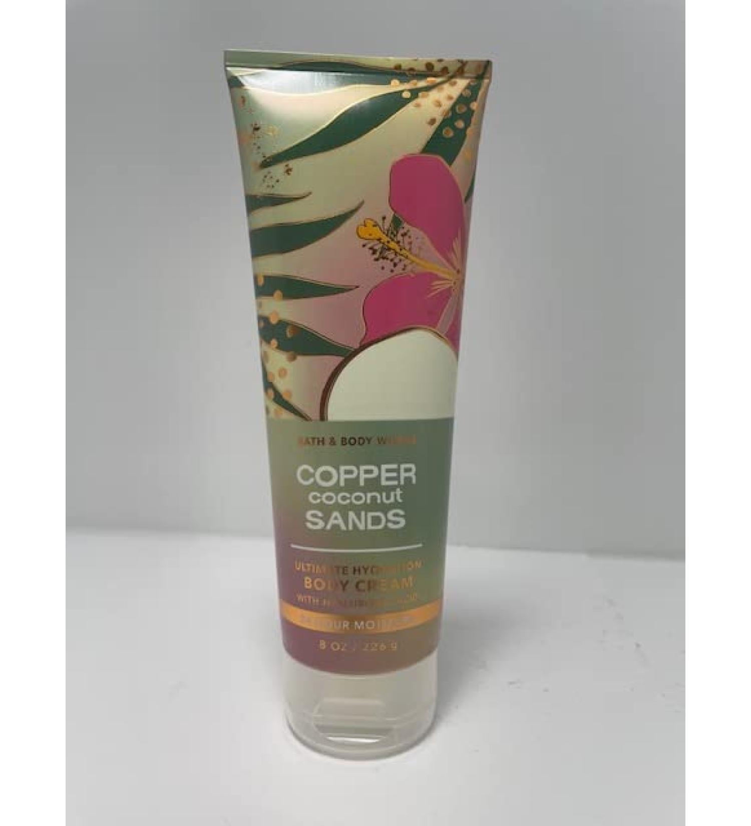 Bath and Body Works Copper Coconut Sands Ultimate Hydration Body Cream 8 Ounce Full Size