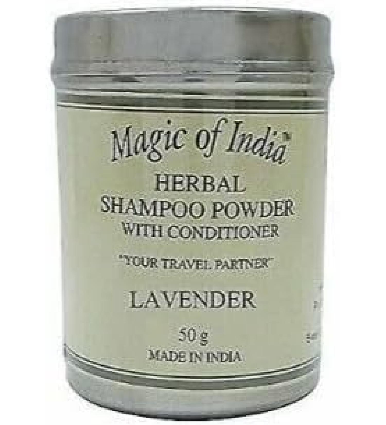 RSGM Magic Of India Herbal Lavender Shampoo Powder With Conditioner - 50g - Buy Online on SooperMarket.com