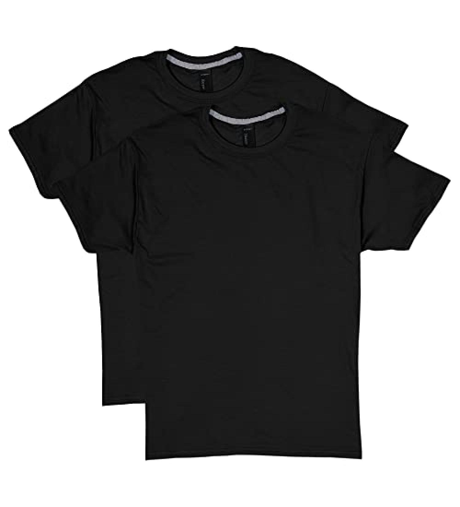 Hanes X-Temp Men's Performance T-Shirt 2-Pack X-Large Black | Moisture-Wicking Cotton Blend Tees - Buy Online on SooperMarket.com
