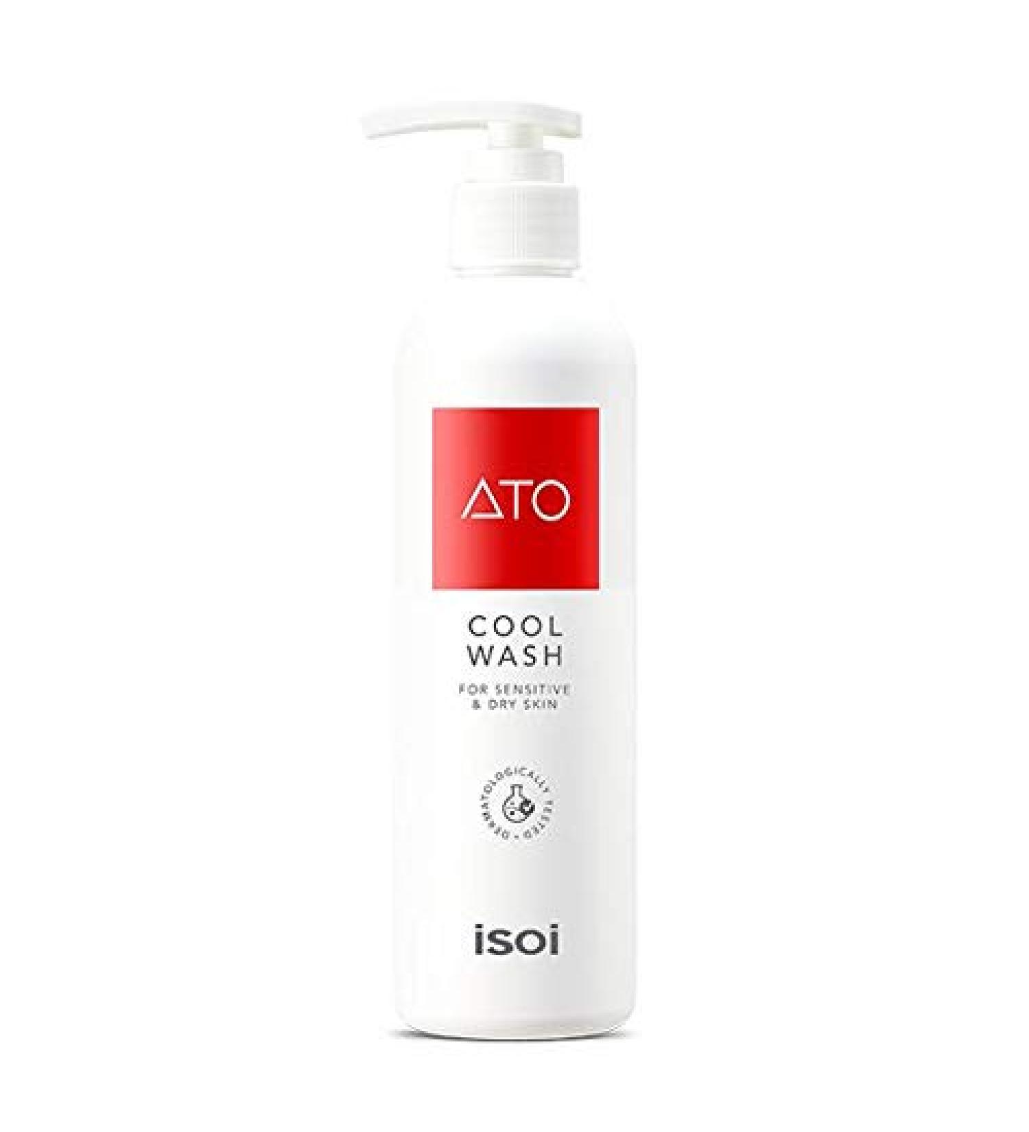 isoi ATO Cool Wash 250ml - leaves skin soft and smooth natural and gentle body wash