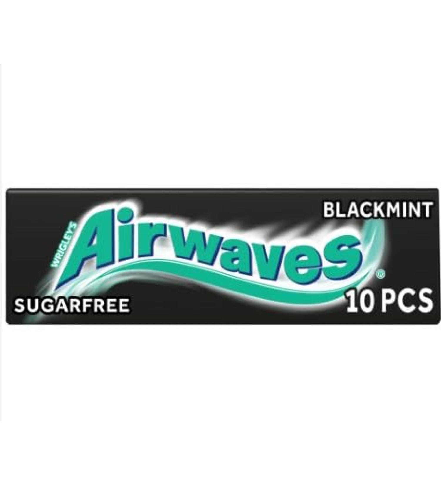 vapewaves (30 Pack of) Airwaves Black Mint 10pce - 10pc Helps keep Teeth Clean And Mouth Fresh Sold By Kidzbuzz - Buy Online on SooperMarket.com