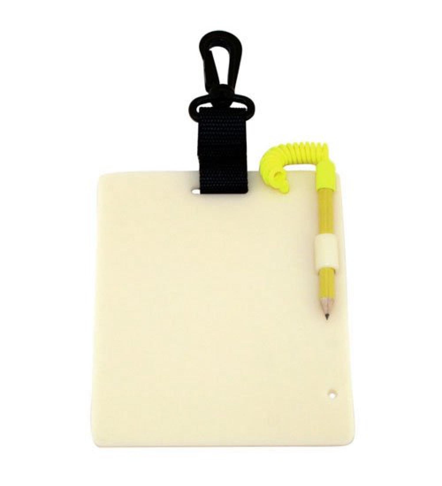 Promate Scuba Dive Underwater Writing Slate 6" x 5", Available, w/Compass, and Glow-in-Dark Glow in the Dark