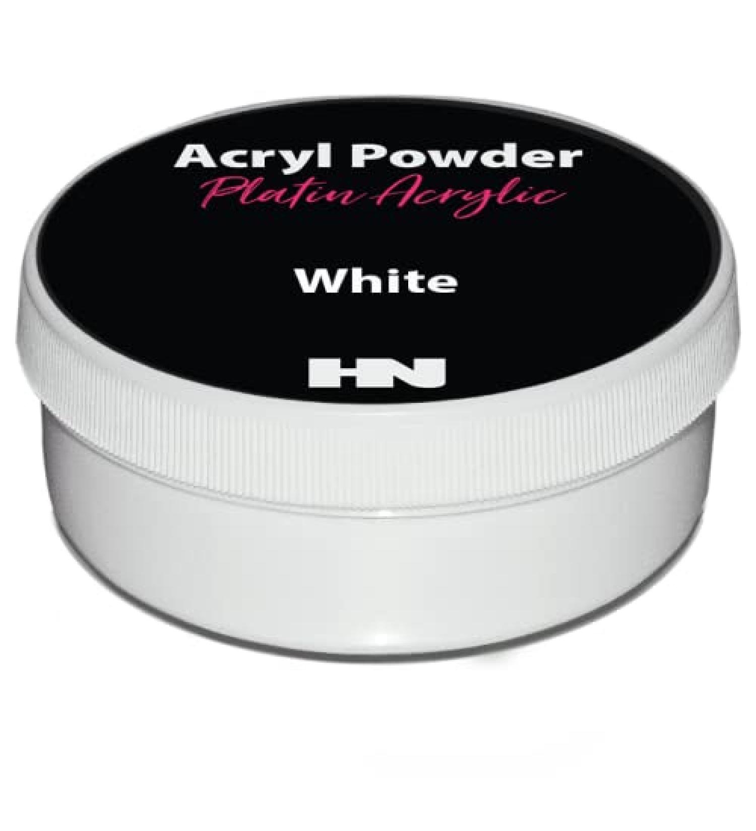 Hollywood Nails PLATINUM ACRYLIC POWDER WHITE 125 g