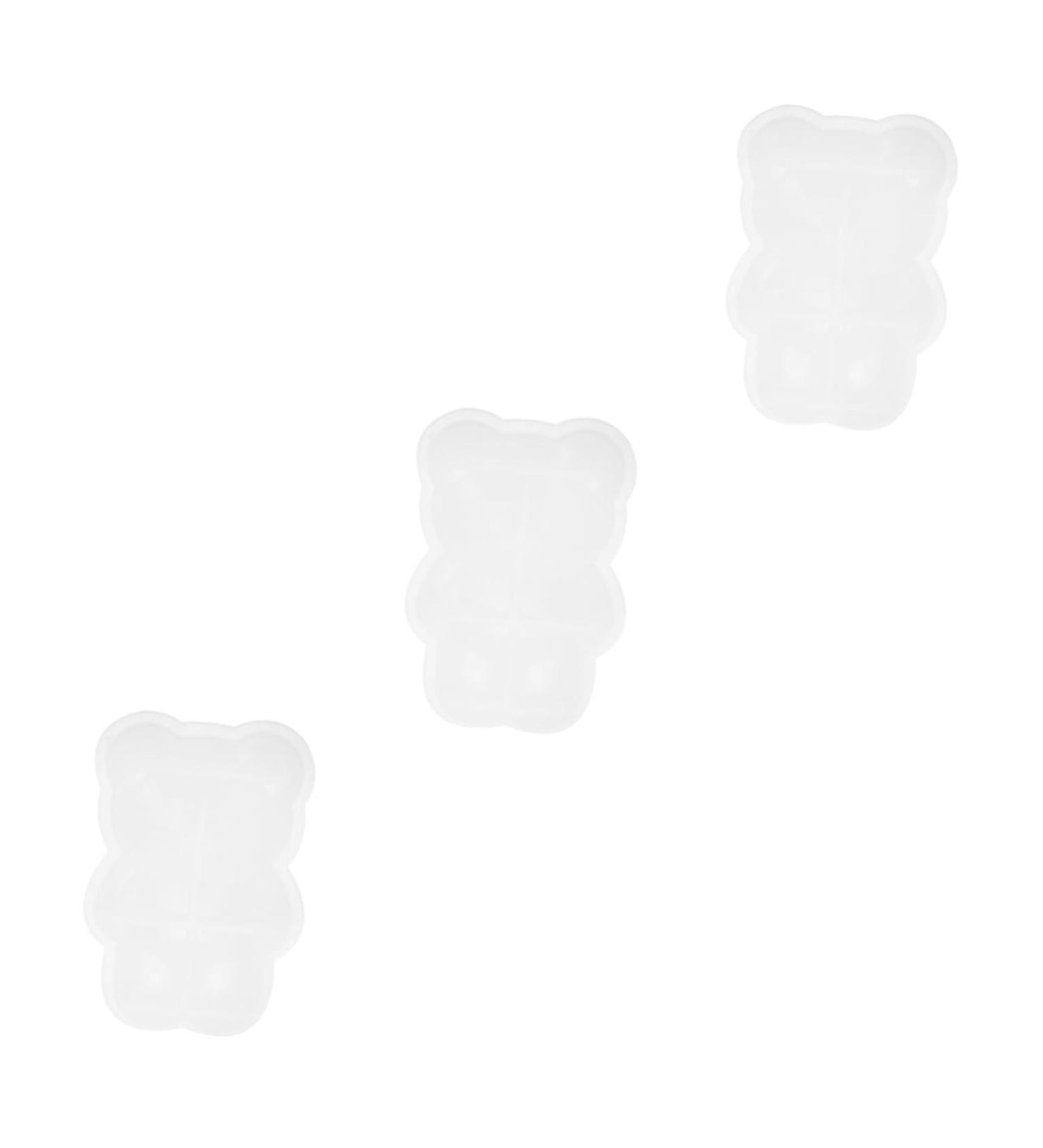 STOBOK 3 Pcs Silicone Mold Gummy Bear Molds Silicone DIY Mold Epoxy Crystals Decor Crystal Decor Silicone Gummy Molds Jewelry Pendant Casting Molds Resin Moulds Crafts Silica Gel Big Nose As Shownx3pcs 8X5.4CMx3pcs - Buy Online on SooperMarket.com